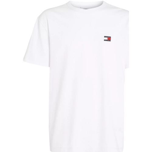 Vêtements Homme T-shirts & Polos Tommy Jeans T shirt  Ref 62948 YBR Blanc Blanc