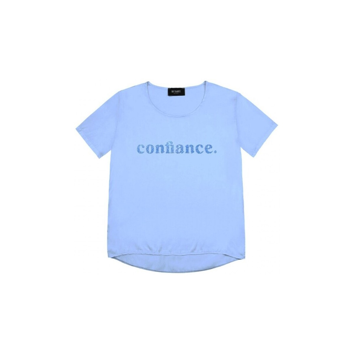 Vêtements Femme T-shirts & Polos Ko Samui Tailors T-shirt Confiance  paillettes Bleu