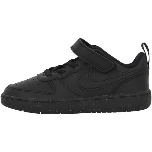 Chaussures Garçon Baskets CHLORINE Nike Court borough low recraft (ps) Noir