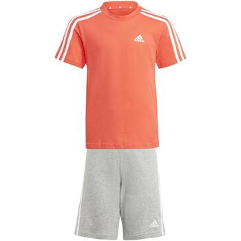 Vêtements Garçon T-shirts manches courtes first adidas Originals Lk 3s co t set Orange