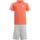 Vêtements Garçon T-shirts manches courtes adidas Originals Lk 3s co t set Orange