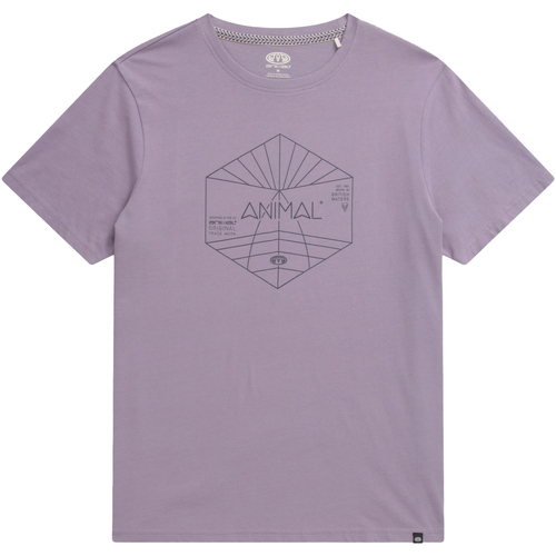 Vêtements Homme T-shirts manches longues Animal MW2790 Violet
