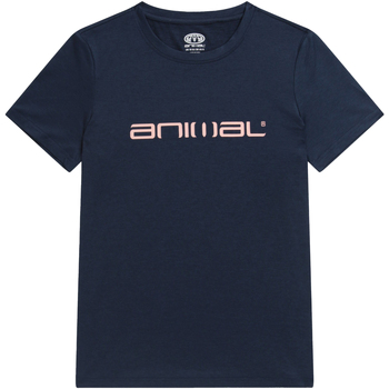 Vêtements Femme T-shirts manches longues Animal MW2802 Bleu