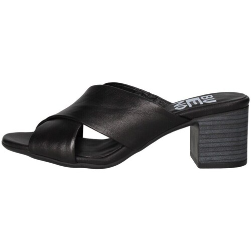 Chaussures Femme Sandales et Nu-pieds Bueno pens Shoes Greca platform combat boots Black Noir
