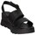 Chaussures Femme Sandales et Nu-pieds Bueno Shoes Wy8602 santal Femme Noir