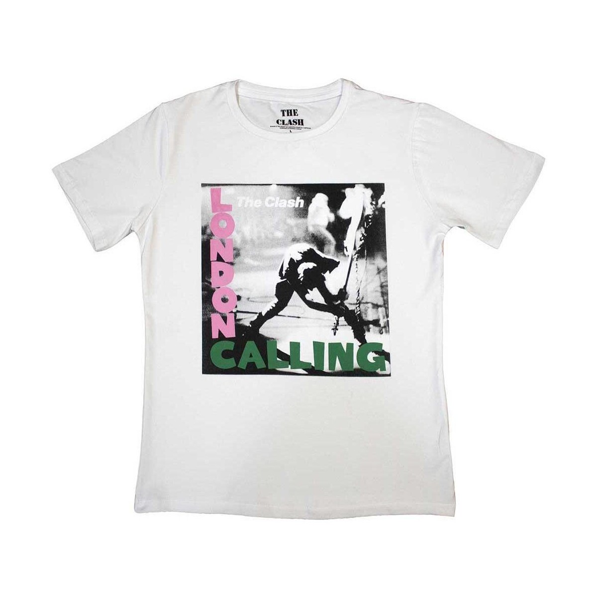 Vêtements Femme T-shirts manches longues The Clash London Calling Blanc
