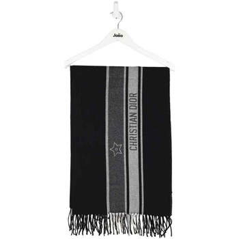 Accessoires textile Femme Plaids / jetés Dior Étole en laine Noir