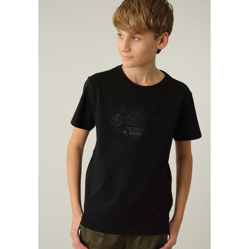 Vêtements Garçon T-shirts & Polos Deeluxe T-Shirt BERLEY Noir