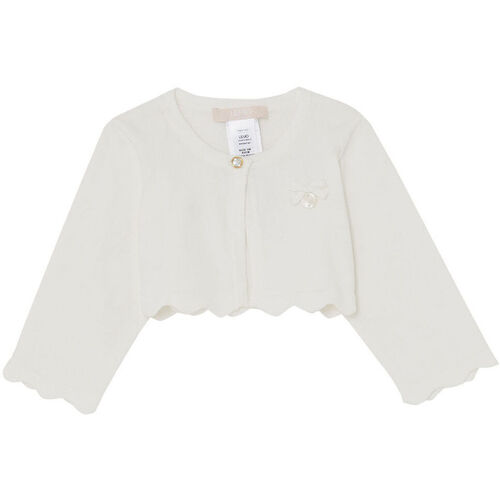 Vêtements Fille Lunettes de soleil Liu Jo Cardigan en maille Blanc