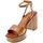 Chaussures Femme Sandales et Nu-pieds Tsakiris Mallas 143915 Marron