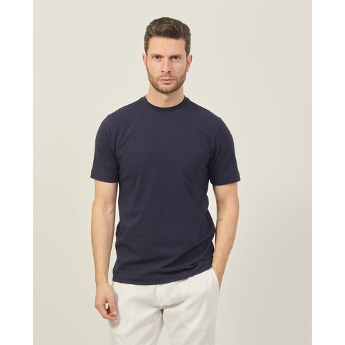 Vêtements Homme Effacer les critères homme Gazzarrini T-shirt  en coton bleu avec logo au dos Bleu