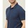 Vêtements Homme T-shirts & Polos Refrigue Polo  en coton bleu avec logo sur la poitrine Bleu