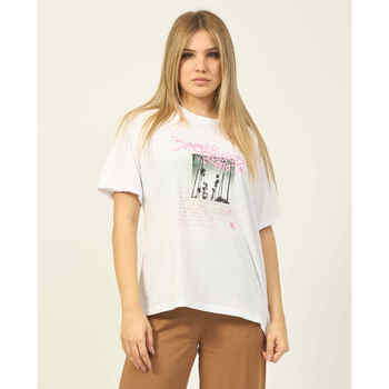 Vêtements Femme T-shirts & Polos BOSS  Blanc