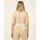 Vêtements Femme Gilets / Cardigans Jijil Gilet femme  avec dos perforé Blanc