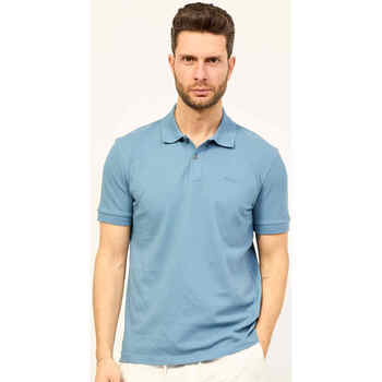 Vêtements Homme Tshirtrn 3p Classic BOSS Polo homme  en coton avec logo brodé Bleu