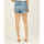 Vêtements Femme Shorts / Bermudas Guess short en jean taille haute avec abrasions Bleu