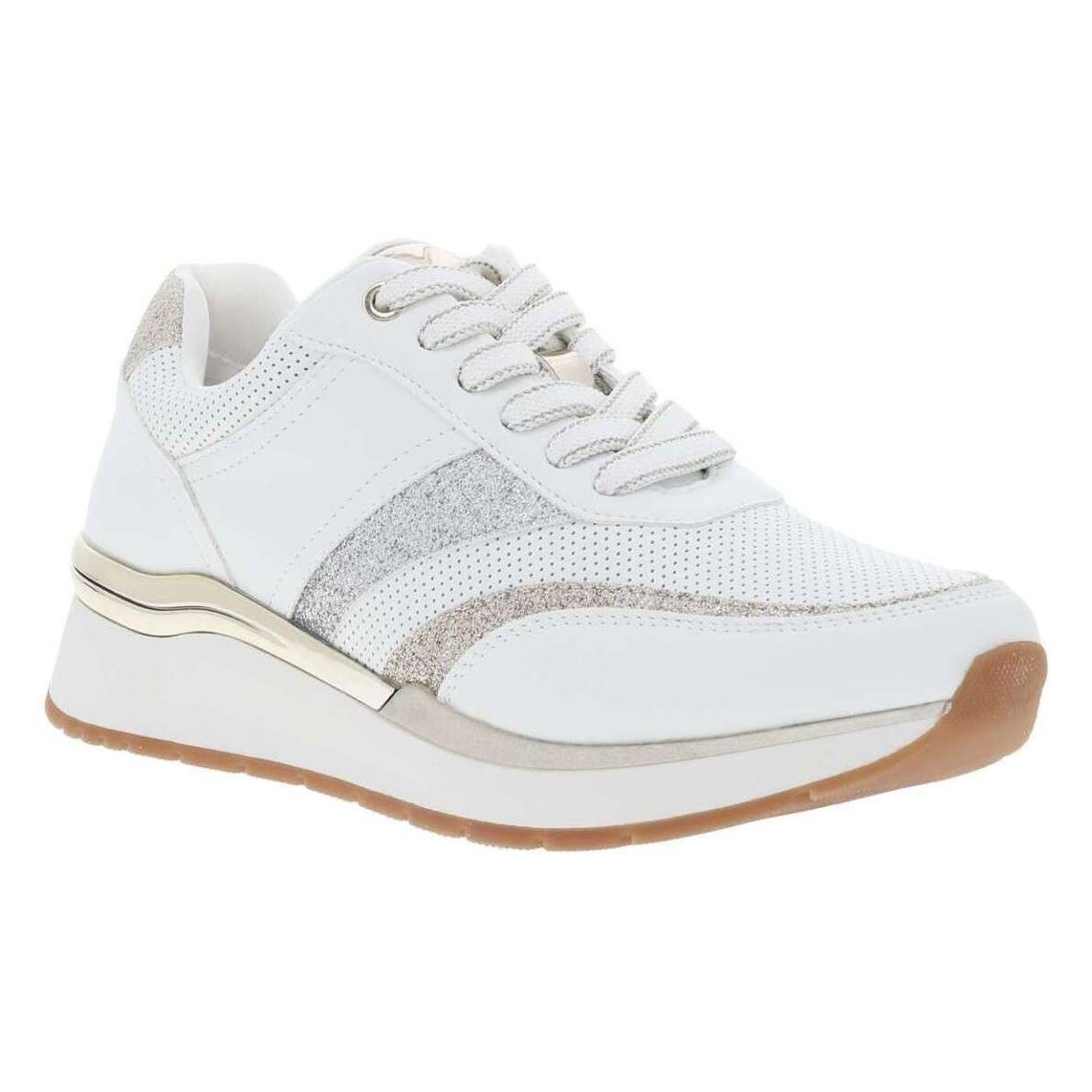 Chaussures Femme Baskets mode Marco Tozzi 21793CHPE24 Blanc