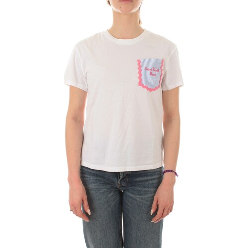 Vêtements Femme T-shirts manches courtes Mc2 Saint Barth EMILIE P Blanc