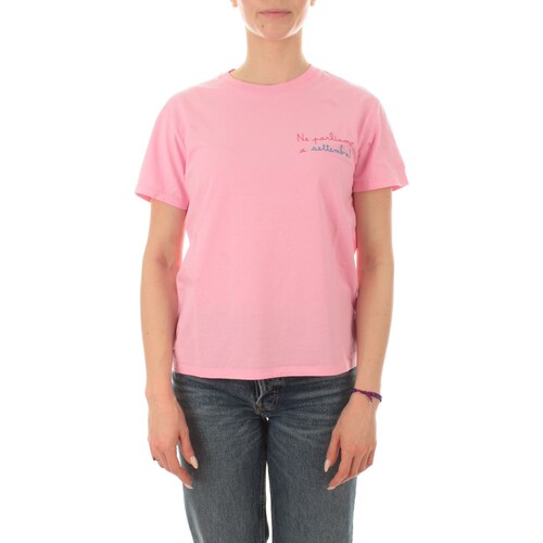 Vêtements Femme T-shirts manches courtes Mc2 Saint Barth EMILIE Rose