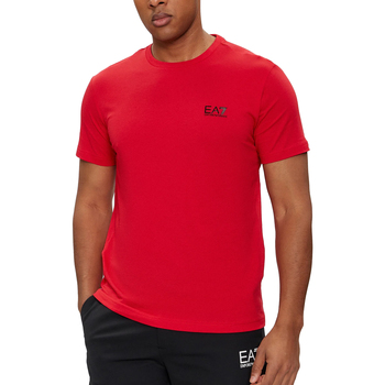 Vêtements Homme T-shirts manches courtes Emporio Armani EA7 Core Identity Rouge