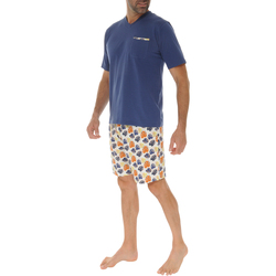 Vêtements Homme Pyjamas / Chemises de nuit Christian Cane Pyjama court Bleu
