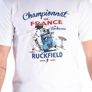 Ruckfield Tee-shirt col rond Blanc