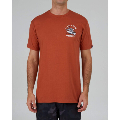 Vêtements Homme T-shirts & Polos Salty Crew Hot rod shark premium s/s tee Orange