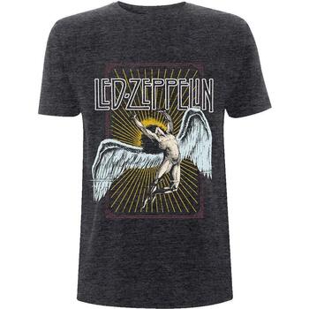 Vêtements T-shirts manches longues Led Zeppelin Icarus Gris