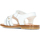 Chaussures Fille Sandales et Nu-pieds Pablosky SANDALE FLEUR  039800 Blanc