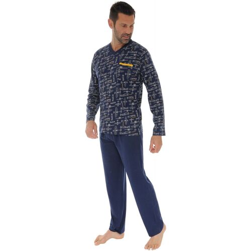 Vêtements Homme Pyjamas / Chemises de nuit Christian Cane HERODIAN Bleu