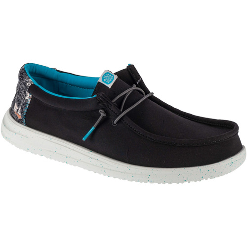 Chaussures Homme Baskets basses HEY DUDE Wally H2O Tropical Noir