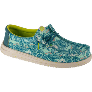 Chaussures Homme Baskets basses HEY DUDE Wally H2O Tropical Bleu