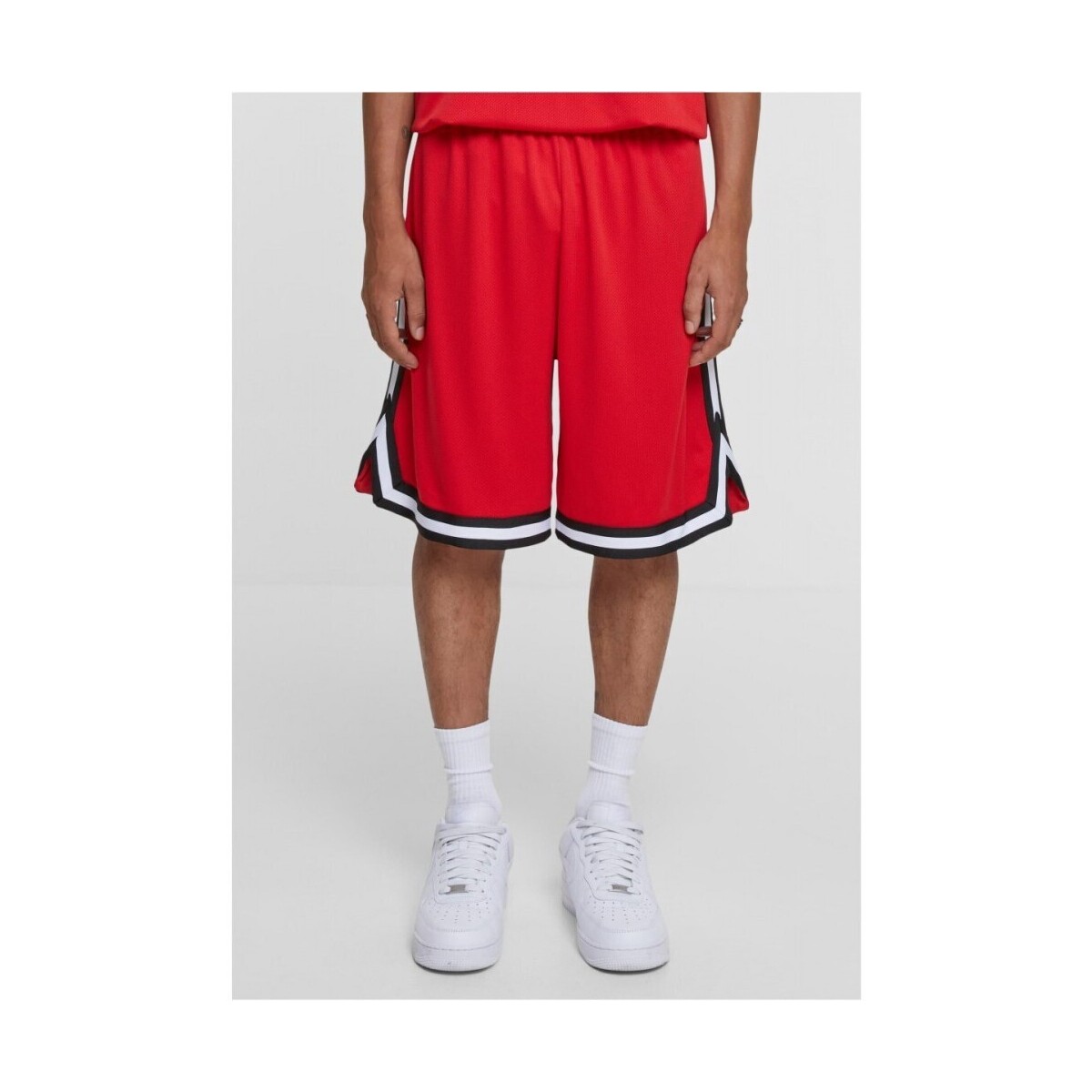 Vêtements Homme Shorts / Bermudas Urban Classics Short en maille à rayures Article Tb243 Rouge