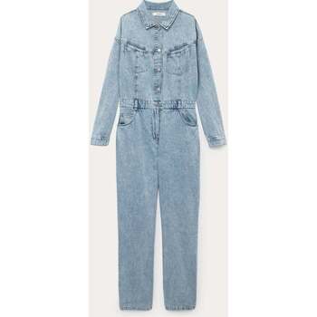 Vêtements Femme Combinaisons / Salopettes Promod Combinaison-pantalon en jean Bleu