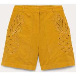Vêtements Femme Shorts / Bermudas Promod Short ananas taille haute Jaune