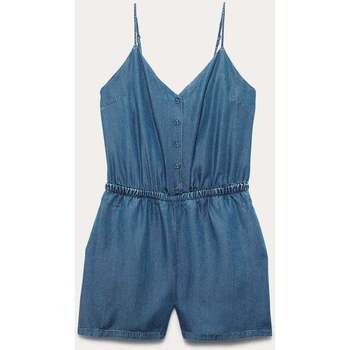 Vêtements Femme Combinaisons / Salopettes Promod Combishort en lyocell Bleu