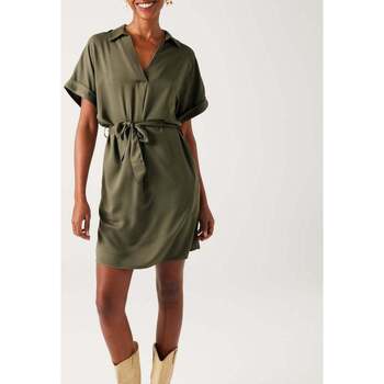 Vêtements Femme Robes courtes Promod Robe-tunique courte Vert