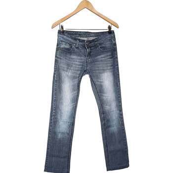 Vêtements Femme Jeans Bonobo jean droit femme  38 - T2 - M Bleu Bleu