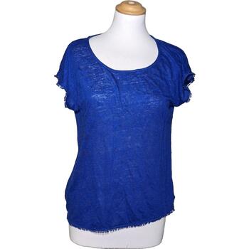 Vêtements Femme T-shirts & Polos Etam top manches courtes  38 - T2 - M Bleu Bleu