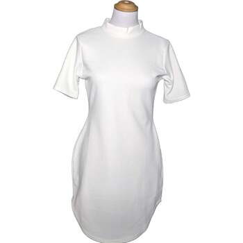 robe courte boohoo  robe courte  40 - t3 - l blanc 
