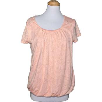Vêtements Femme T-shirts & Polos Camaieu top manches courtes  40 - T3 - L Rose Rose
