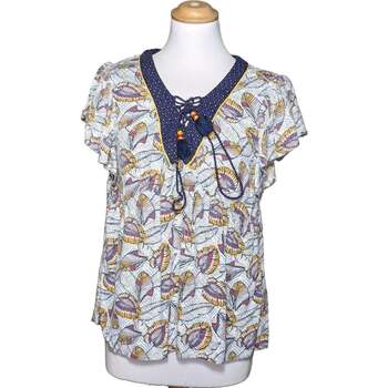 Vêtements Femme T-shirts & Polos Creeks top manches courtes  40 - T3 - L Bleu Bleu