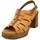 Chaussures Femme Sandales et Nu-pieds Raquel Perez Femme Chaussures, Sandales en daim, Talon et Plateau-20785 Orange