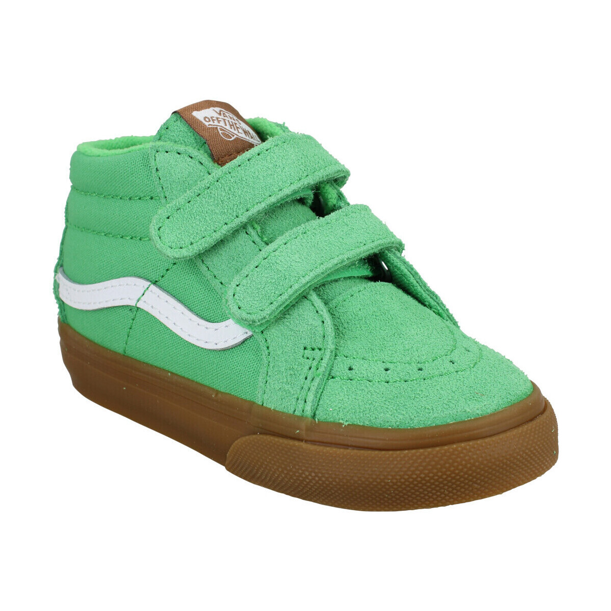 Chaussures Enfant Baskets mode Vans Sk8 Mid V Reissue Velours Toile Enfant Green Vert