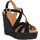 Chaussures Femme Sandales et Nu-pieds Kanna 22084 Velours Femme Noir Noir