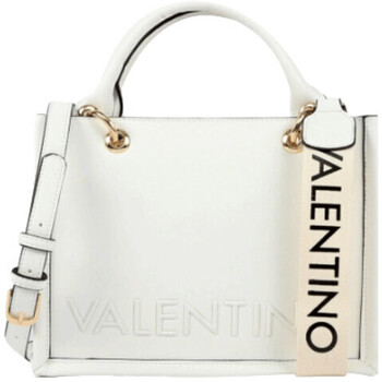 Sacs Valentino Garavani logo-debossed tote bag Valentino SAC F VBS7QZ02 BLANC - Unique Blanc