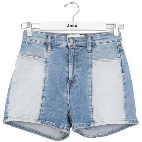 Vêtements pancia Shorts / Bermudas Calvin Klein Jeans Short en coton Bleu