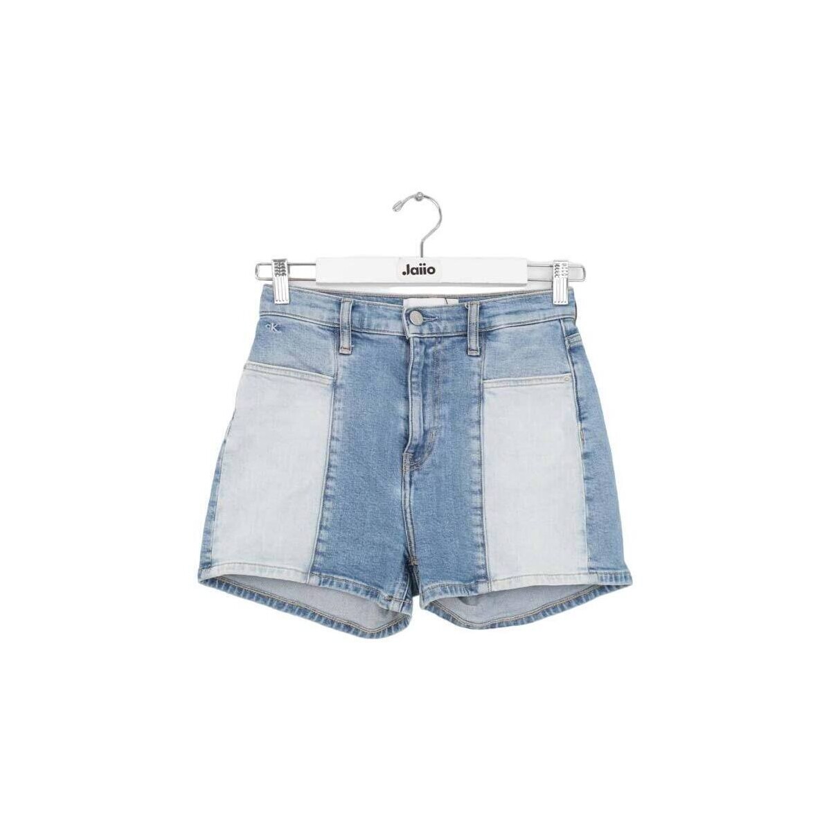 Vêtements Femme Shorts / Bermudas Calvin Klein Jeans Short en coton Bleu