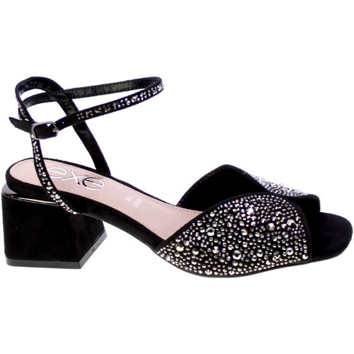 Chaussures Femme Sandales et Nu-pieds Exé Shoes crystal-embellished 143891 Noir