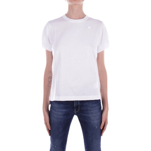 Vêtements Femme T-shirts manches courtes K-Way K2122UW Blanc